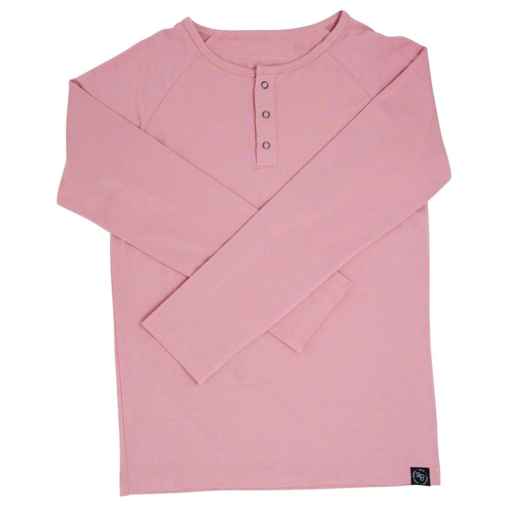 Raglan Henley - Brandied Apricot - Henley