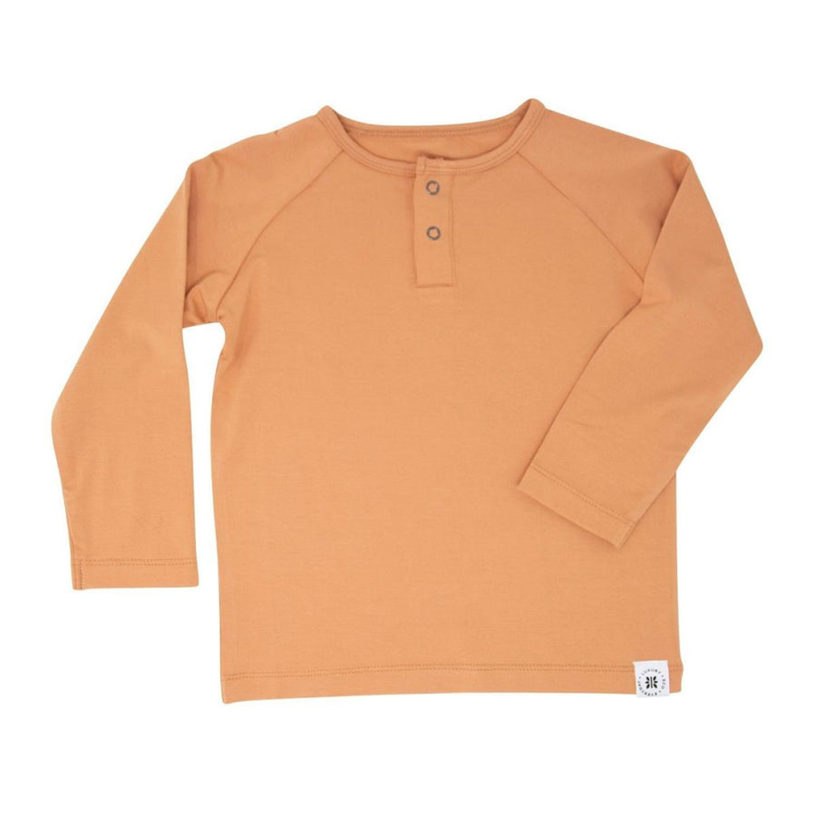 Raglan Henley - Pumpkin Spice - Henley