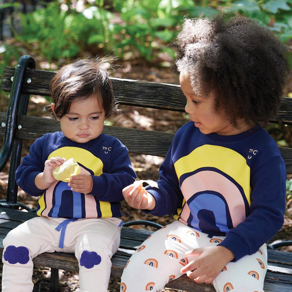Rainbow Kid Sweatshirt - Navy/arch - Crewneck Sweatshirt