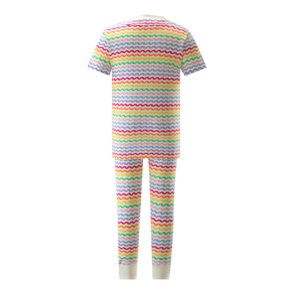 Rainbow Ric Rac Jersey Pajamas - Pajamas