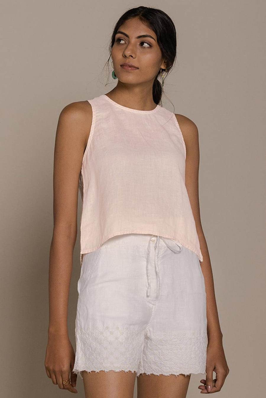 Raindrops on Flip Flops Shorts - Coconut White - Shorts