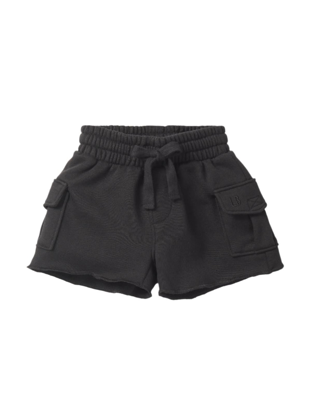 Raw Edge Cargo Short - Black - Shorts