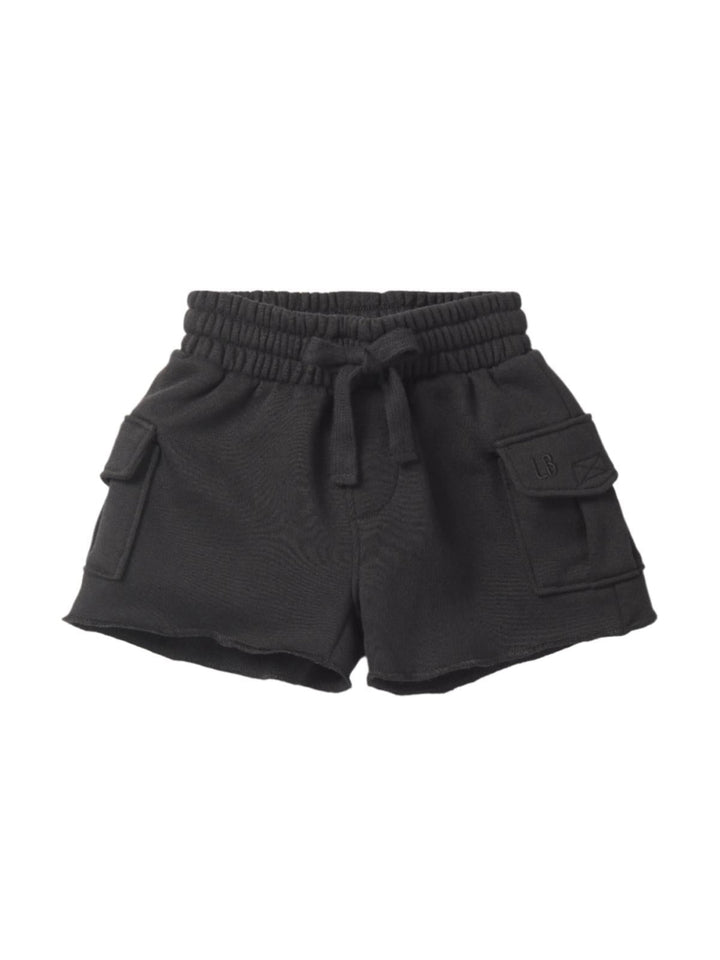 Raw Edge Cargo Short - Black - Shorts