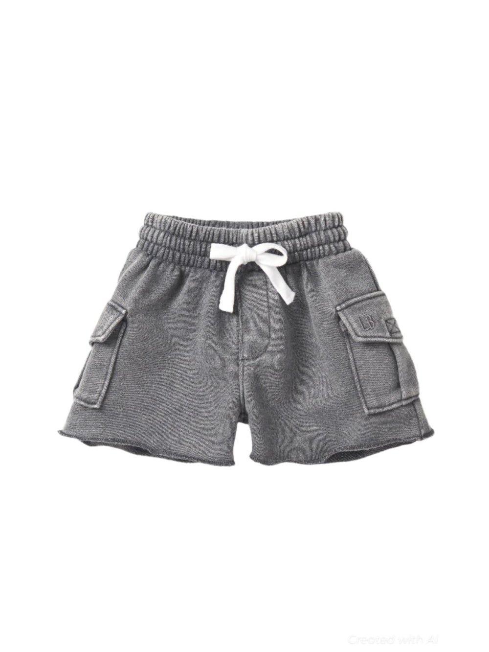 Raw Edge Cargo Short - Charcoal - Shorts