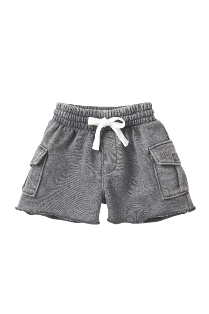 Raw Edge Cargo Short - Charcoal - Shorts