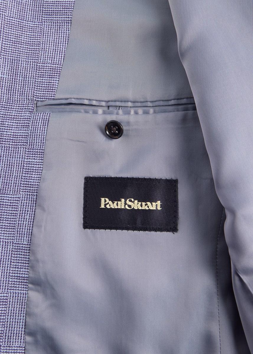 Wool Parquet Jacket - Plum - Blazer
