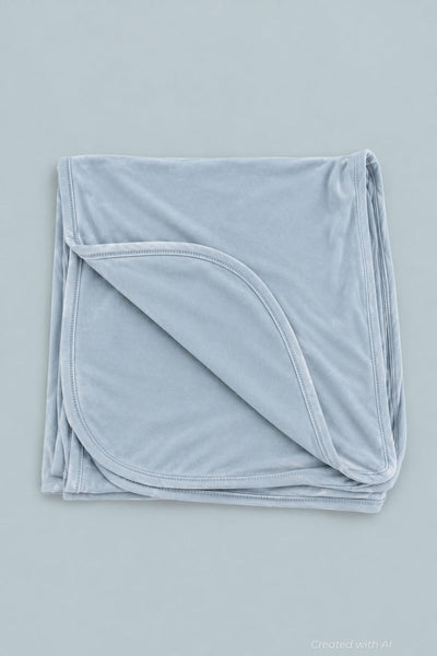 Receiving Blanket - Powder Blue - OS - Blanket