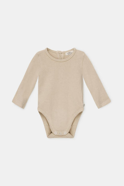 Recycled baby bodysuit - Stone - Bodysuit