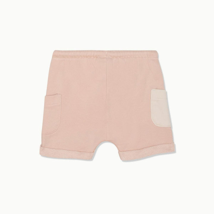 Recycled Cotton Misty Rose Baby Shorts - Misty Rose - FINAL SALE - Shorts
