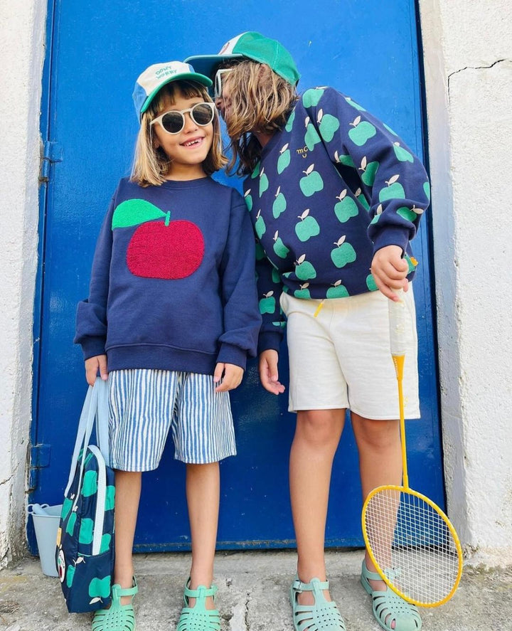 Recycled Cotton Natural Kid Shorts - Natural - FINAL SALE - Shorts