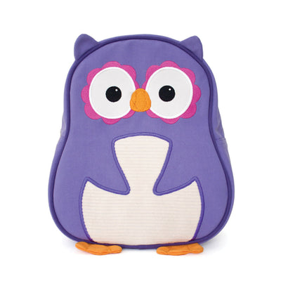 Recycled Fabric Backpack - Purple Owl - Onesize - Backpack