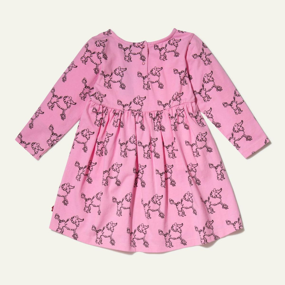 Recycled Jersey Coco Baby Dress - Festival Pink - dresses - baby