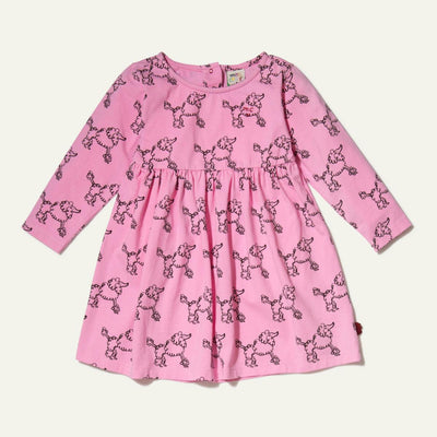 Recycled Jersey Coco Baby Dress - Festival Pink - dresses - baby