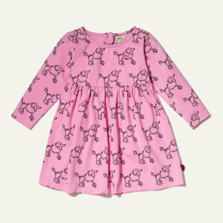 Recycled Jersey Coco Baby Dress - Festival Pink - dresses - baby