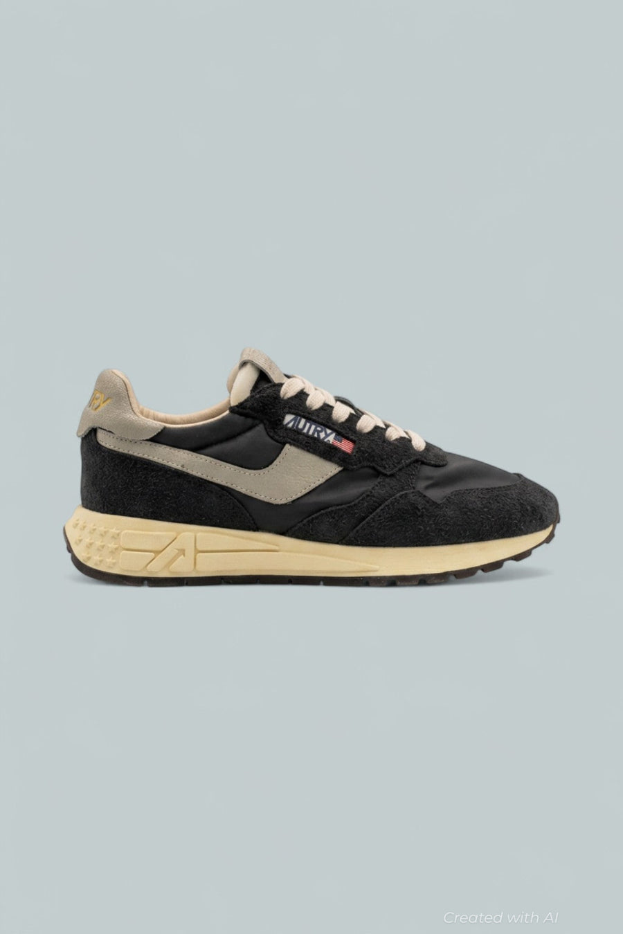Reelwind Low Top Sneakers - White/Black - 11 - Sneaker