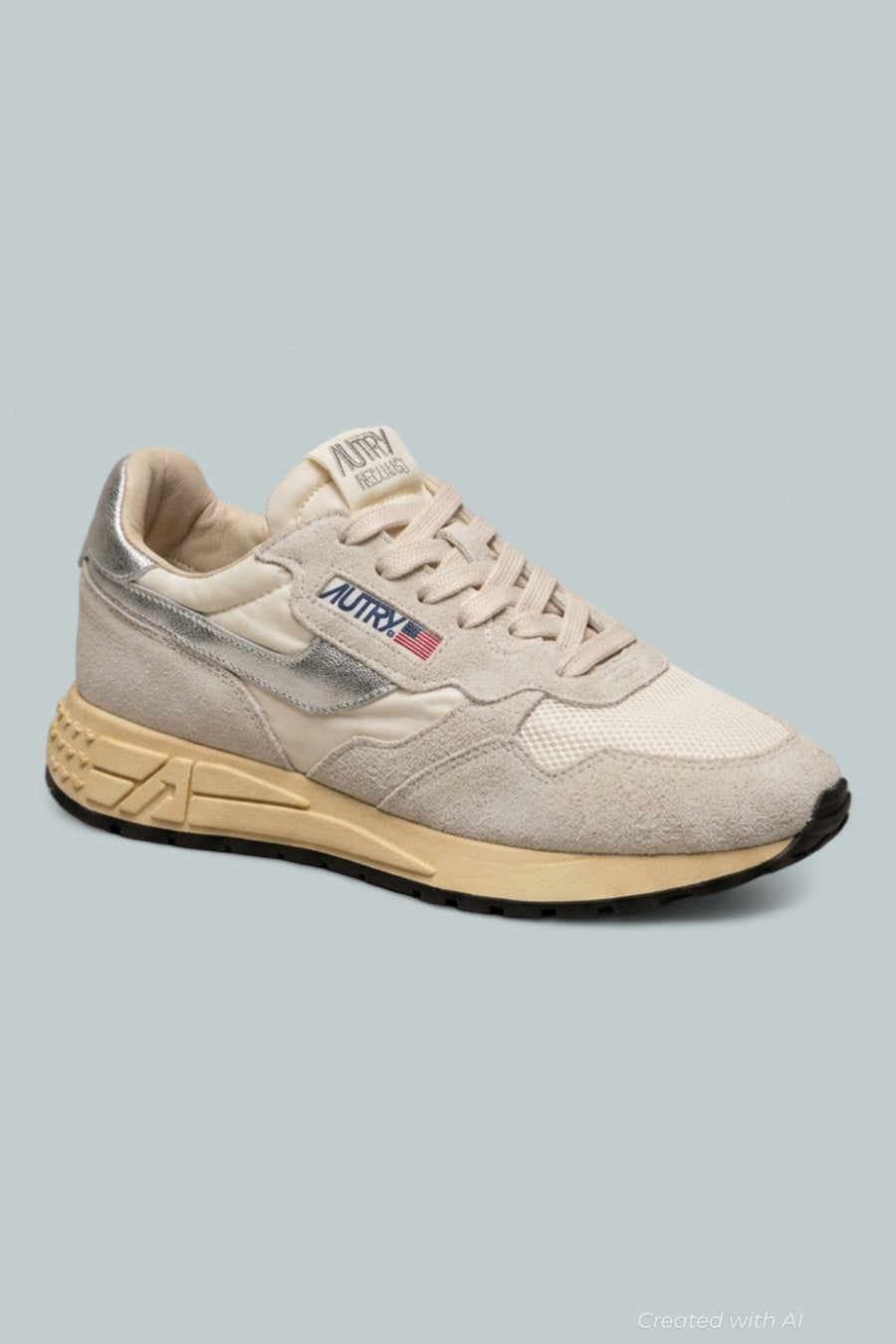 Reelwind Low - White/Silver - 8 - Sneaker