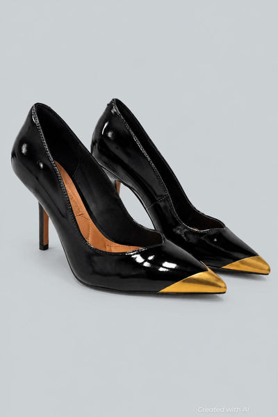Regent Pump - Black - US 9 / EU 40 - Heels