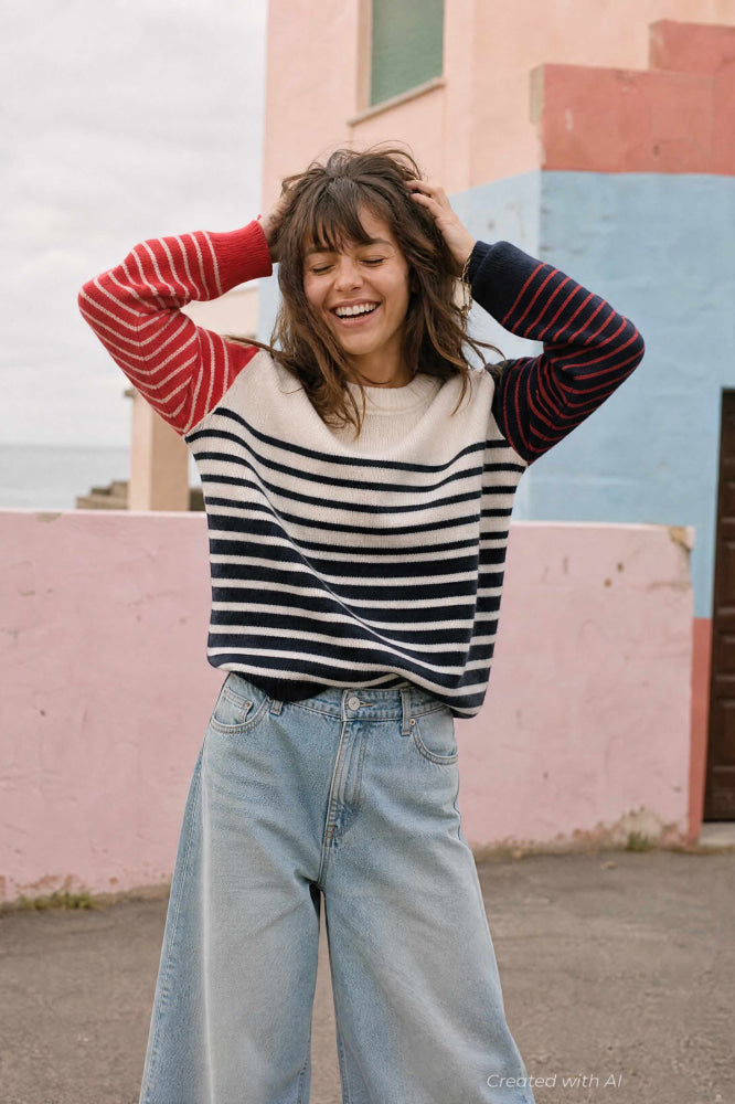 Rei Crewneck - Multi 3 - Sweater