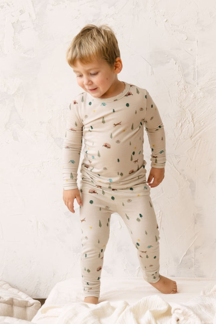 Toddler Modal Pajama Set - Camping