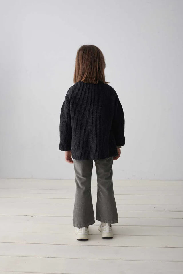 Knit cardigan - Dark grey