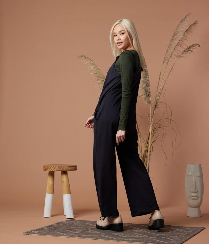 Remy Jumpsuit - Washed Black - Jumpsuit