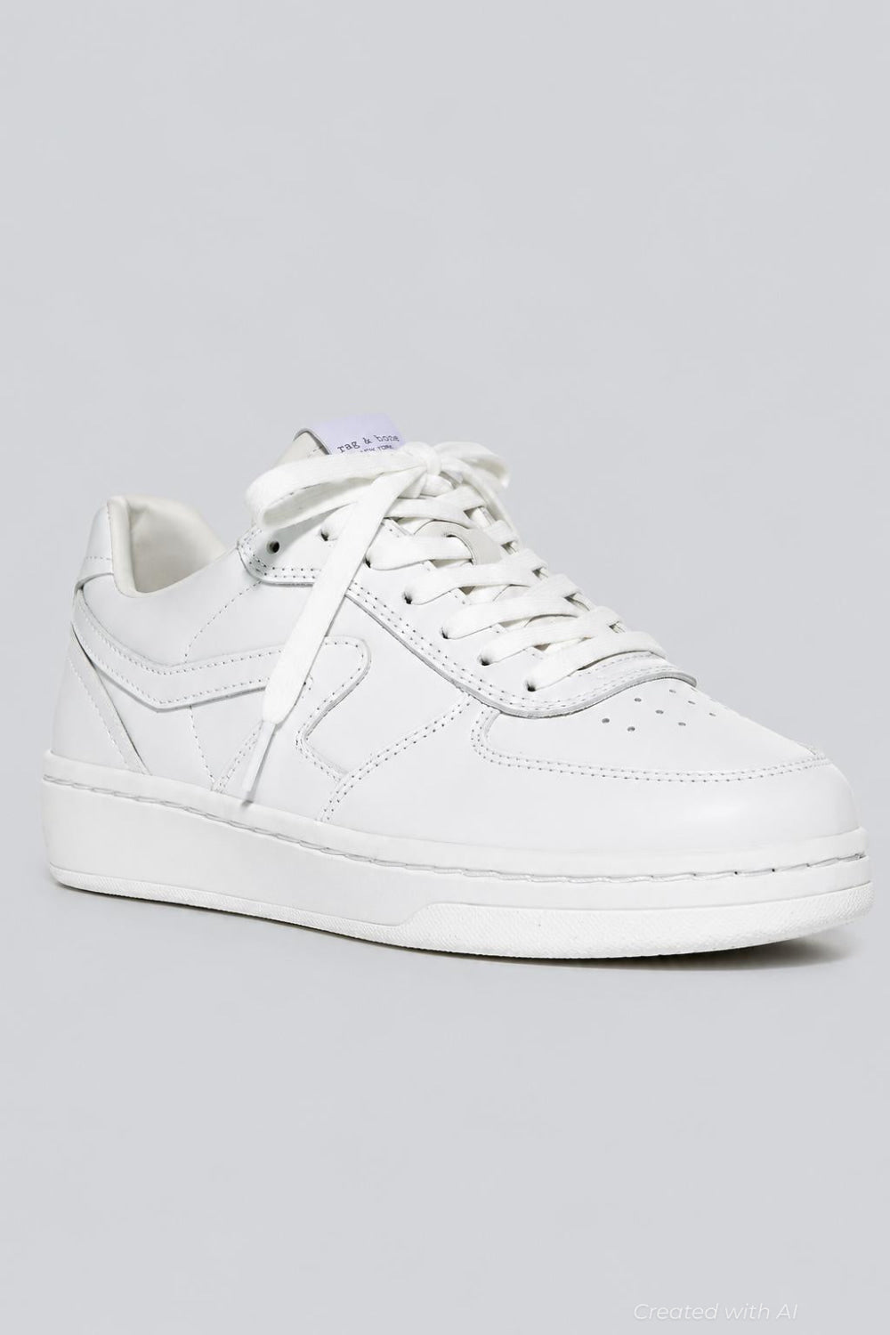 Retro Court Leather Sneaker - White - Sneaker
