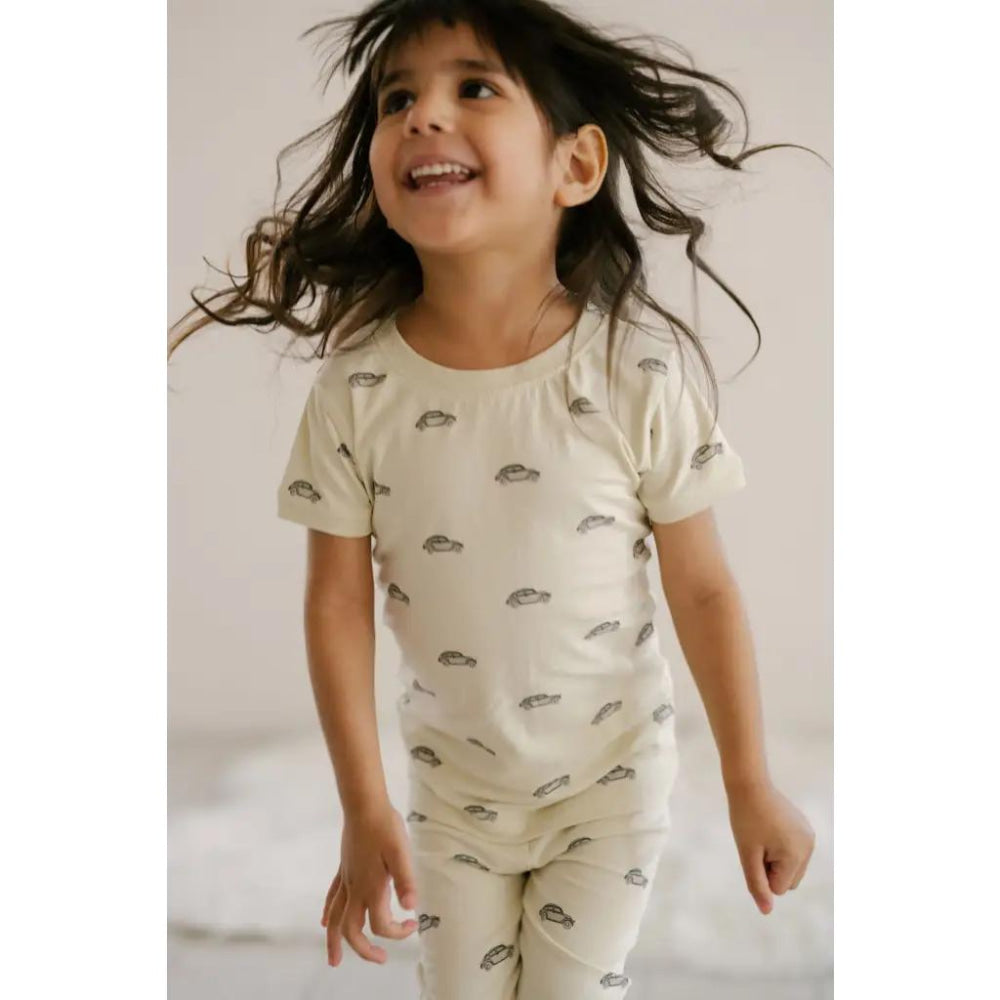 Retro Cruiser Baby Pajama Set - Pajamas