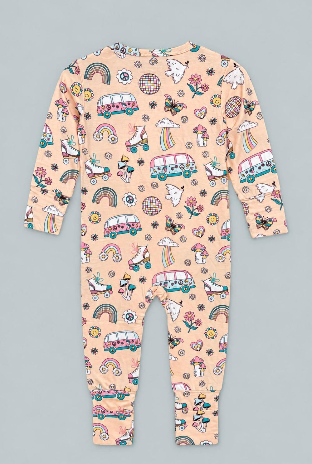 Retro Roller Skates Convertible Romper - Groovy Skates - Romper