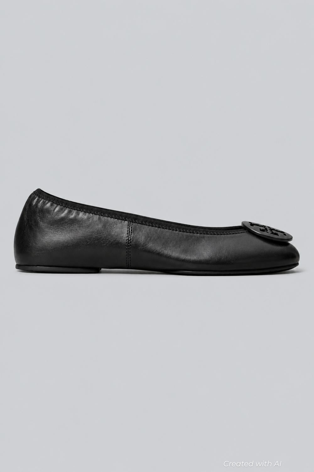 Reva Travel Ballet Flat - Black - Flats