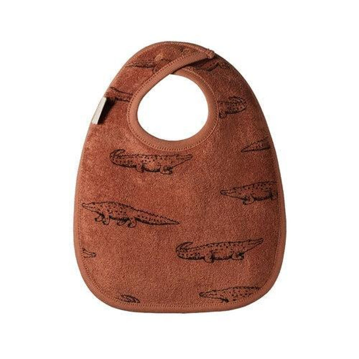 Reversible Bib - Crocodile Print - Bib