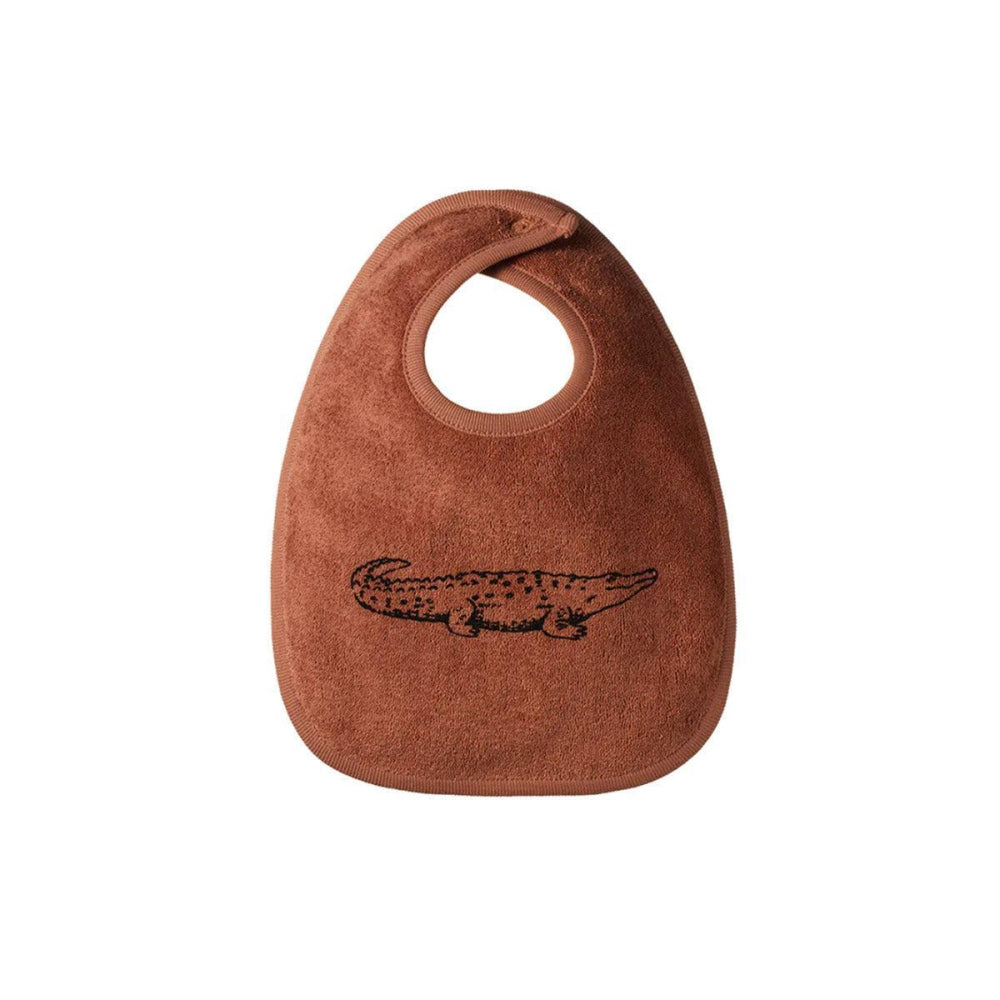 Reversible Bib - Crocodile Print - Bib