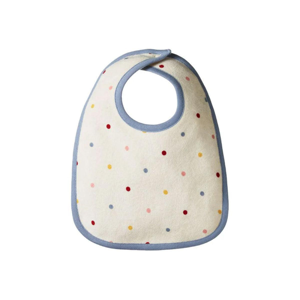 Reversible Bib - Polka Dot Dusky Print - Bib