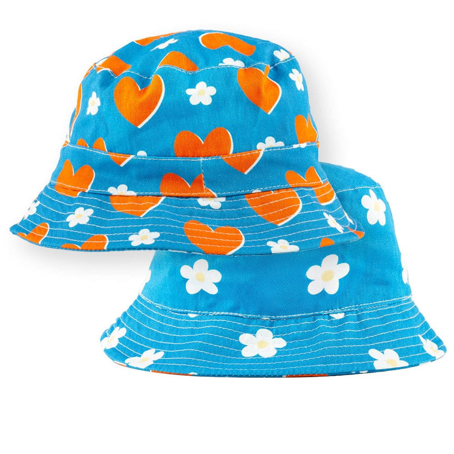Reversible Bucket Hat - Love + Daisies - Bucket Hat