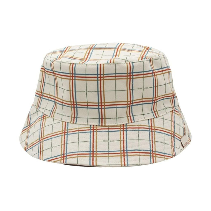 Reversible Bucket Hat - Plaid Pattern - 60cm - Bucket Hat