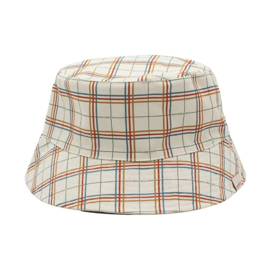 Reversible Bucket Hat - Plaid Pattern - 60cm - Bucket Hat
