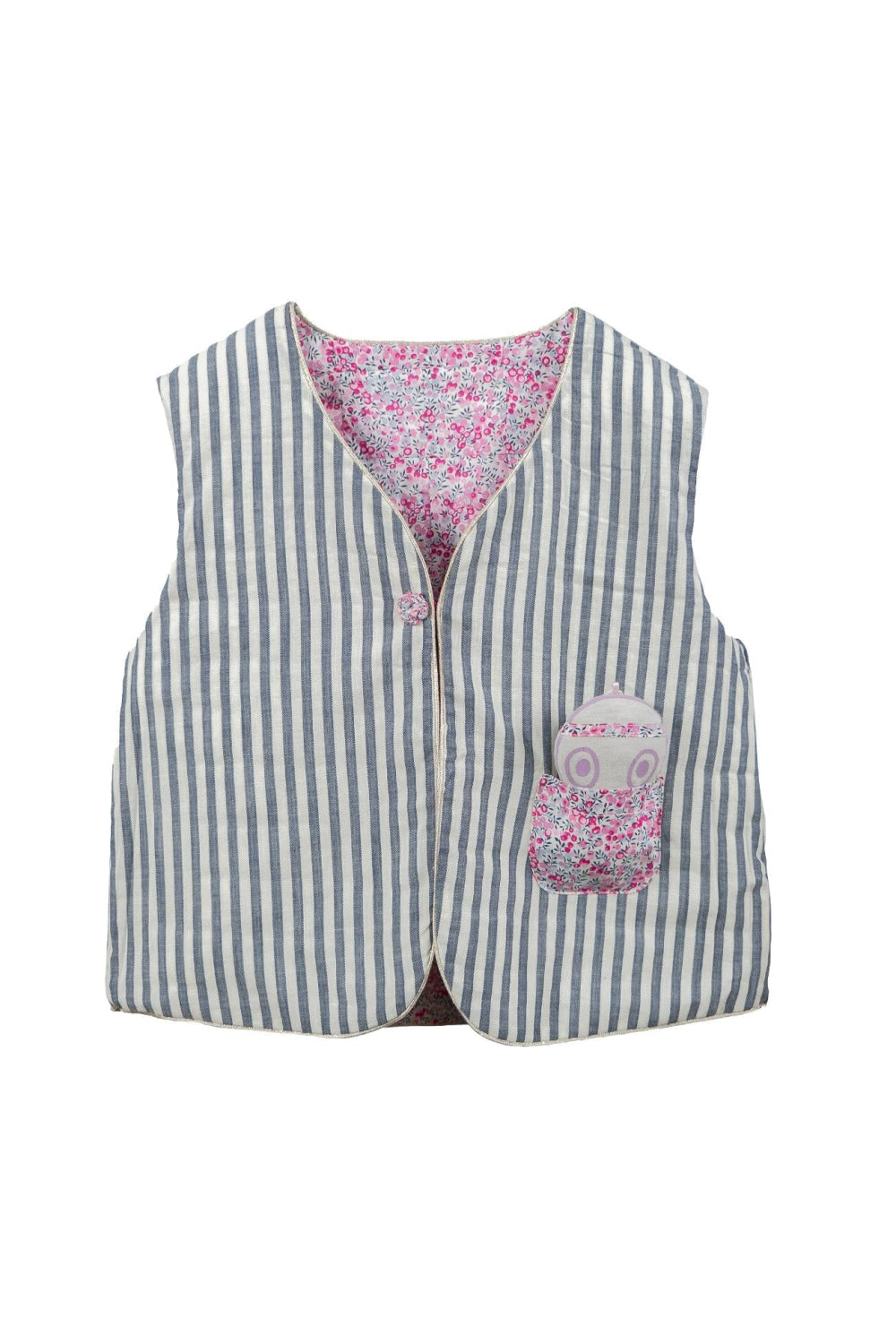 Reversible Kids Vest - Griotte Tagada - Vest