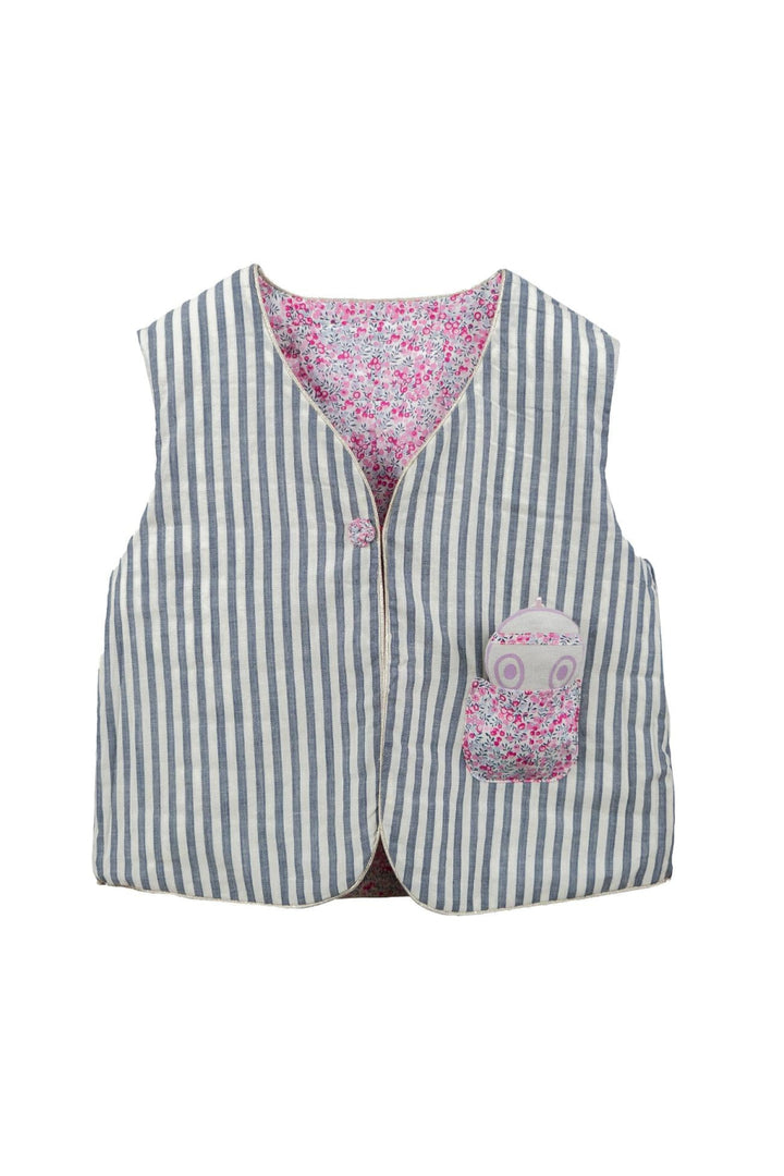 Reversible Kids Vest - Griotte Tagada - Vest