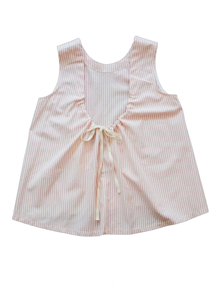 Reversible Uma Blouse In Sunwashed Stripes - L - Shirt
