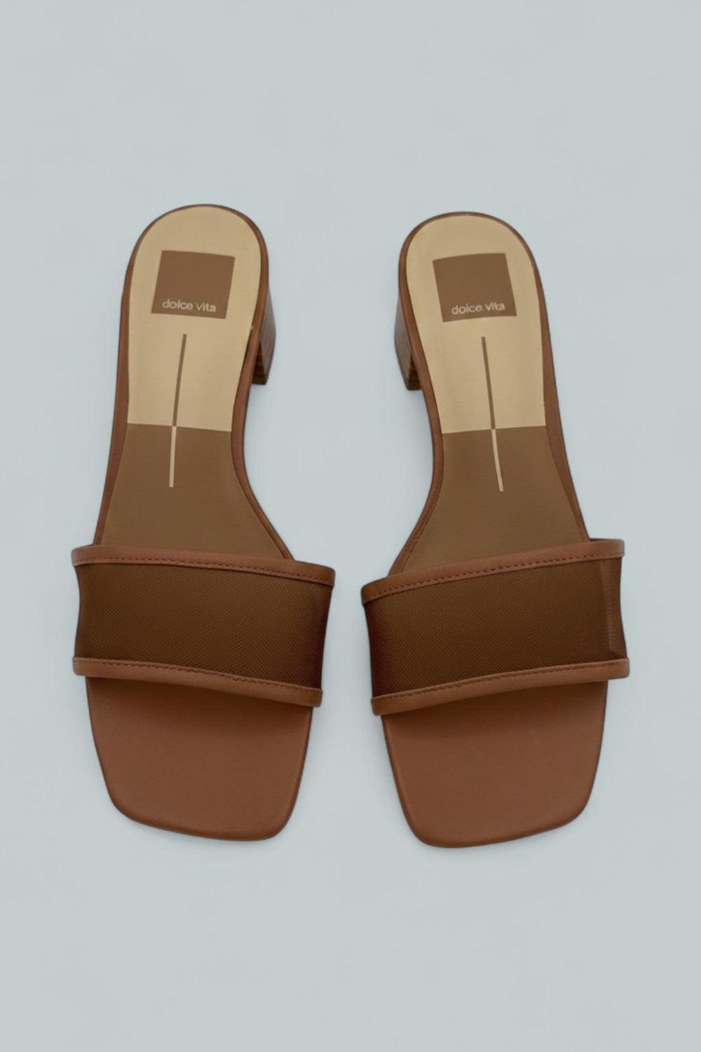 Rexa Mesh Sandals - Caramel Mesh - 7.5 - Sandals