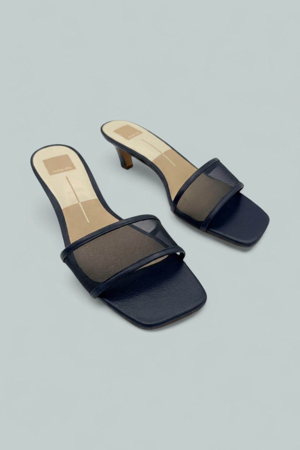 Rexa Mesh Sandals - Navy Mesh - 9 - Mules