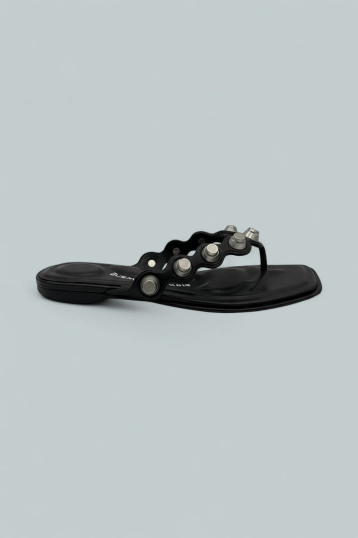 Rexa Thong Sandals - Black - 38 - Sandals