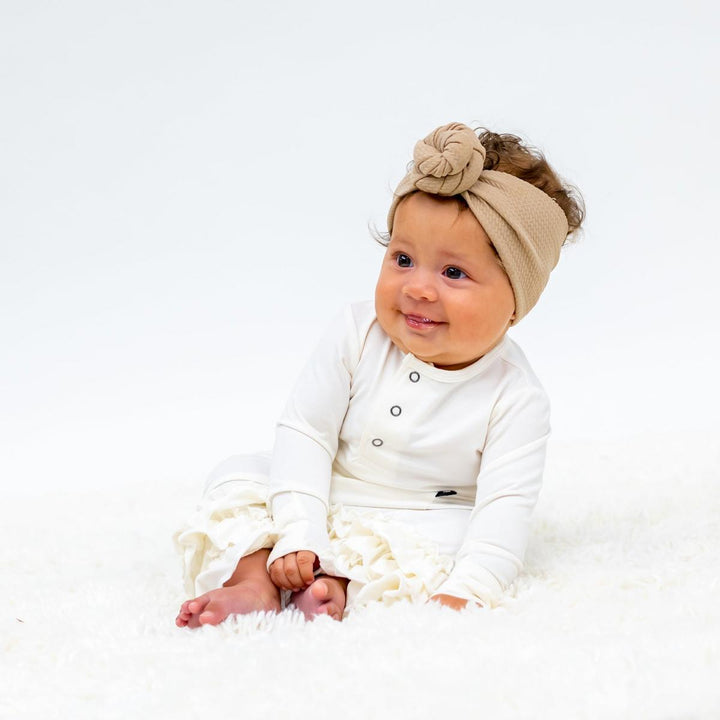 Ruffle Gown - Ivory Cream