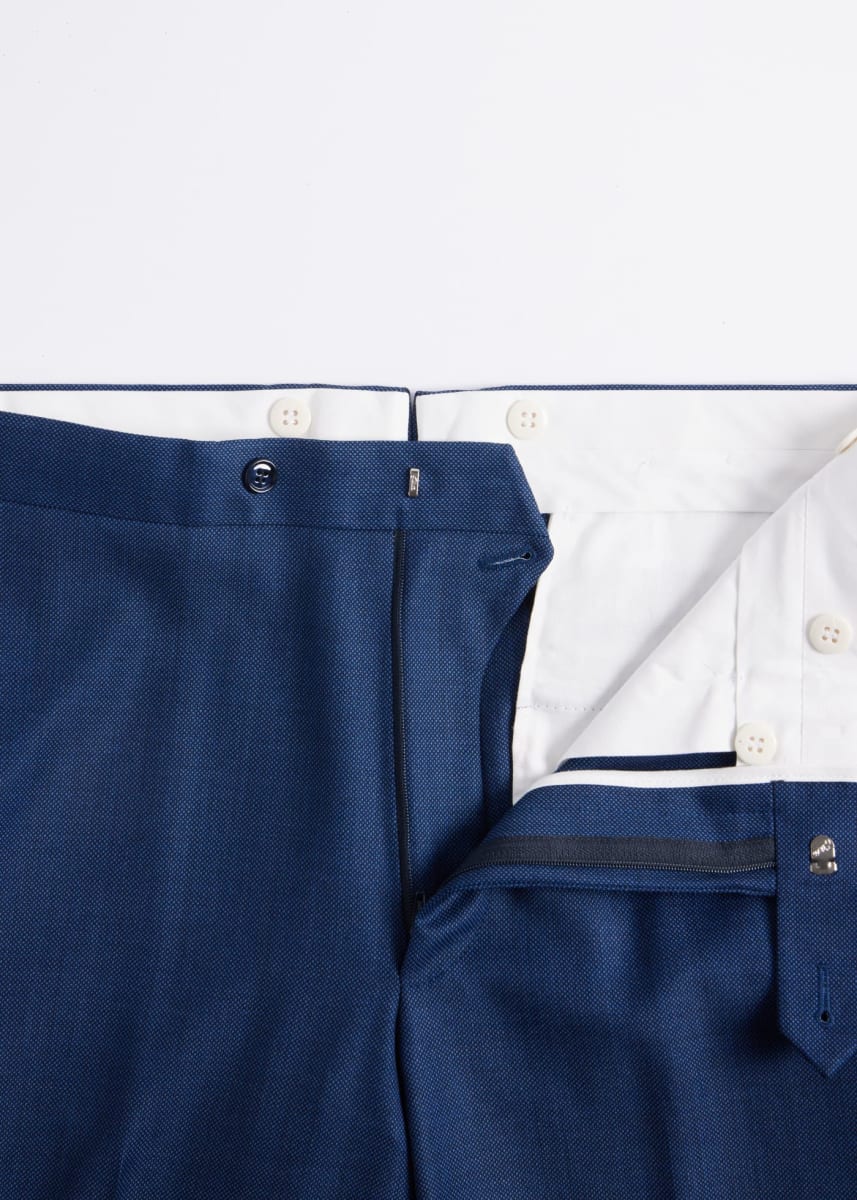 Nailhead Paul Suit - Mid Blue