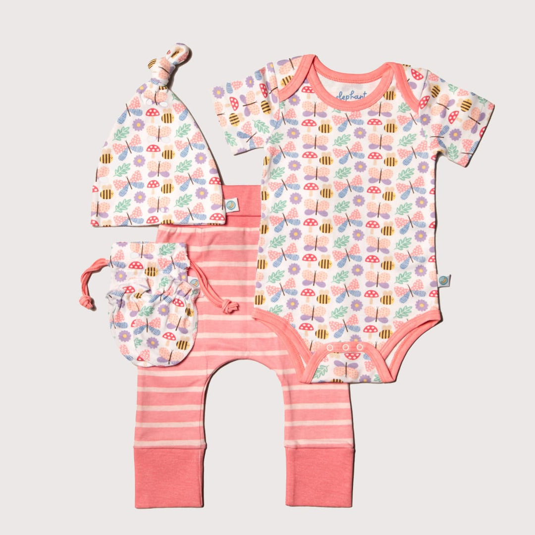 Short Sleeved Onesie - Flutter Friends
