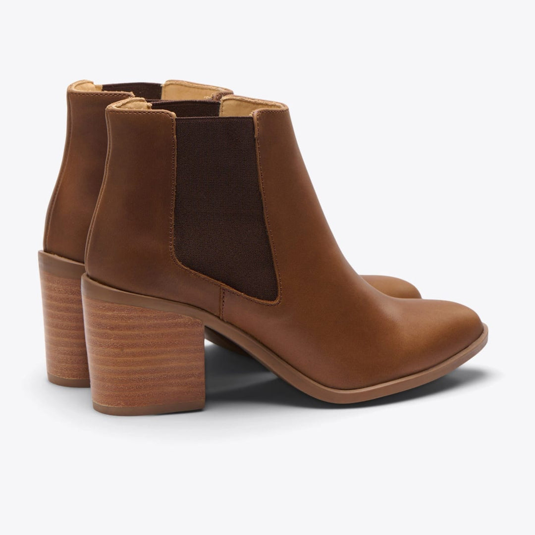 Heeled Chelsea Commuter Boot - Brown