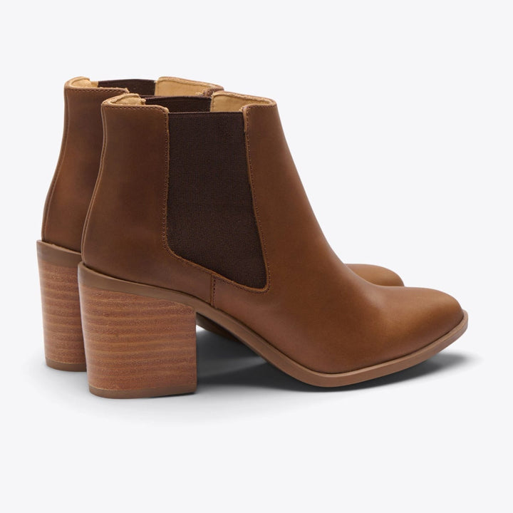Heeled Chelsea Commuter Boot - Brown