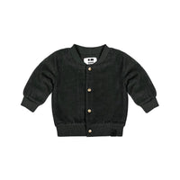 Baby Corduroy Bomber Jacket - Black