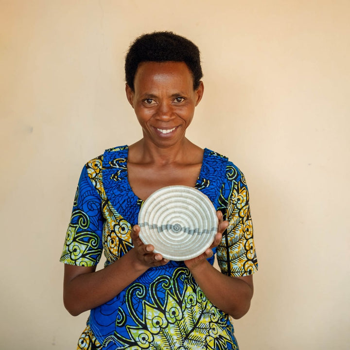 Stone Woven Bowl 6" - Composed