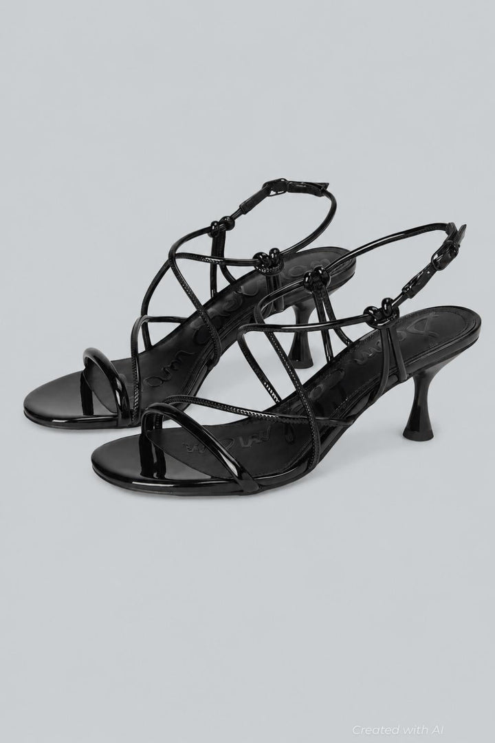 Riana Women’s Sandals - Black Patent - 7.5 M - Sandal