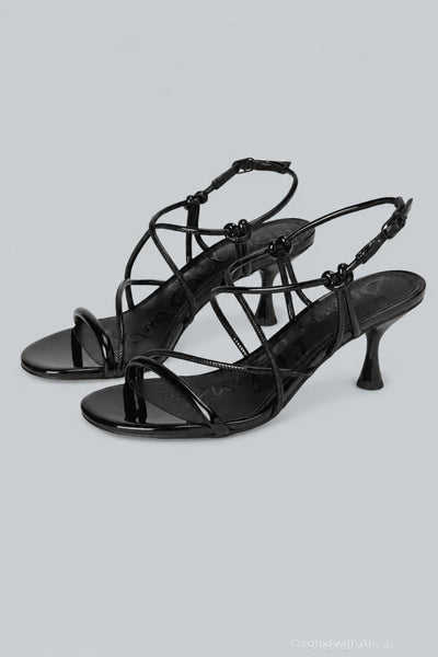 Riana Women’s Sandals - Black Patent - 7.5 M - Sandal